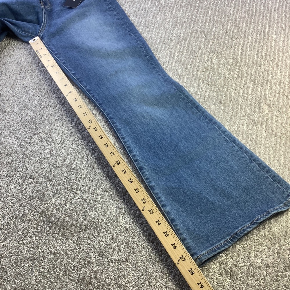 Veronica Beard Carson High Rise Ankle Flare Jeans French Kiss Blue Size 28 NWT - Picture 14 of 16